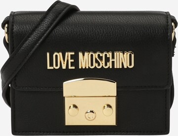 Love Moschino Torba za čez ramo 'LUCILLE' | črna barva: sprednja stran