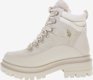 U.S. POLO ASSN. Boots in Weiß: Vorderseite