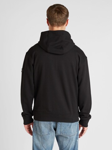 BOSS - Sudadera con cremallera 'Zebridhood' en negro