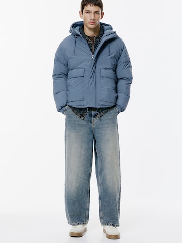 Veste d’hiver Pull&Bear en bleu : devant