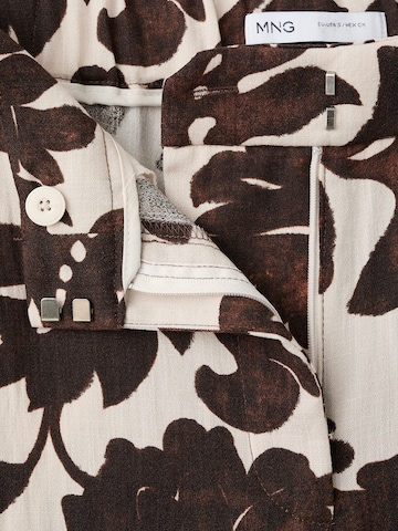 MANGO Široke hlačnice Hlače 'Karina' | bež barva