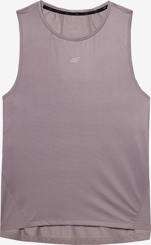 4F Sports Top in Beige: front