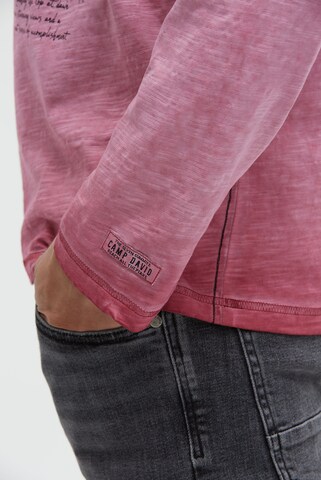 CAMP DAVID Shirt in Red