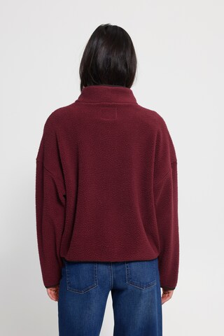 ICHI Fleece jacket in Red
