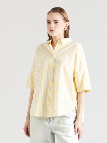 Camicia da donna di Emily Van Den Bergh in giallo: frontale