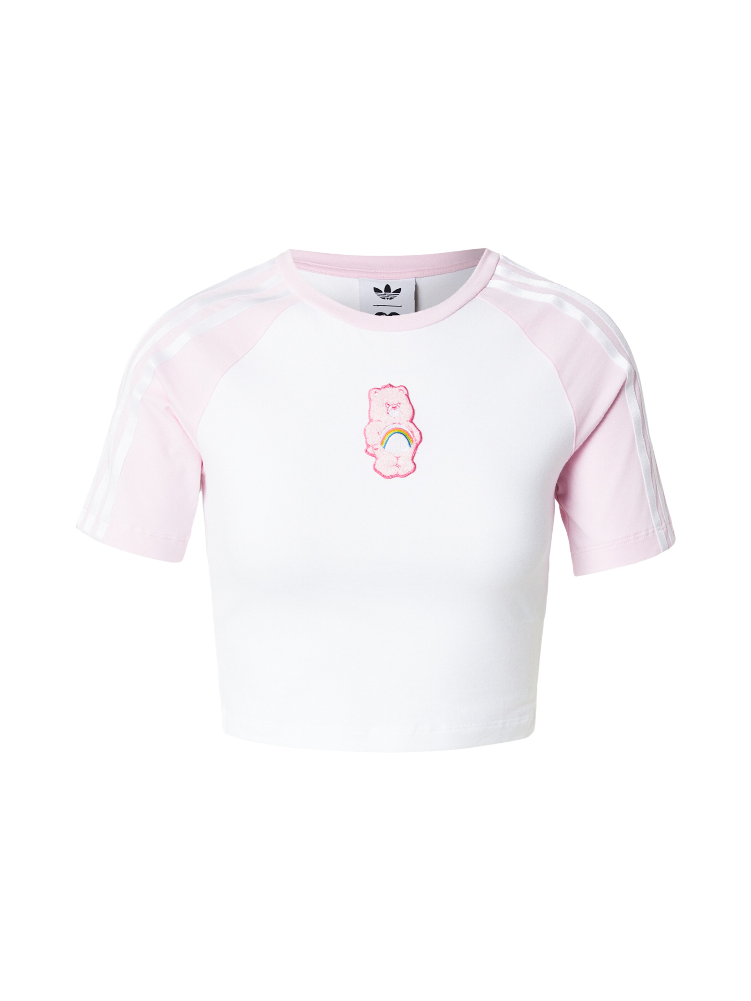 ADIDAS ORIGINALS Футболка в размере XS в Синий / Желтый / Розовый / Белый, Обзор товара