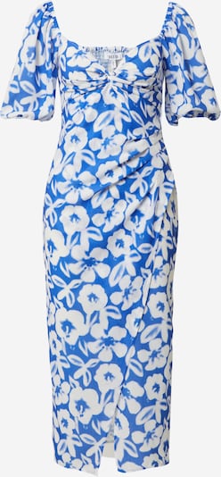 EDITED Kleid 'Blaire' (GRS) in blau / weiß, Produktansicht