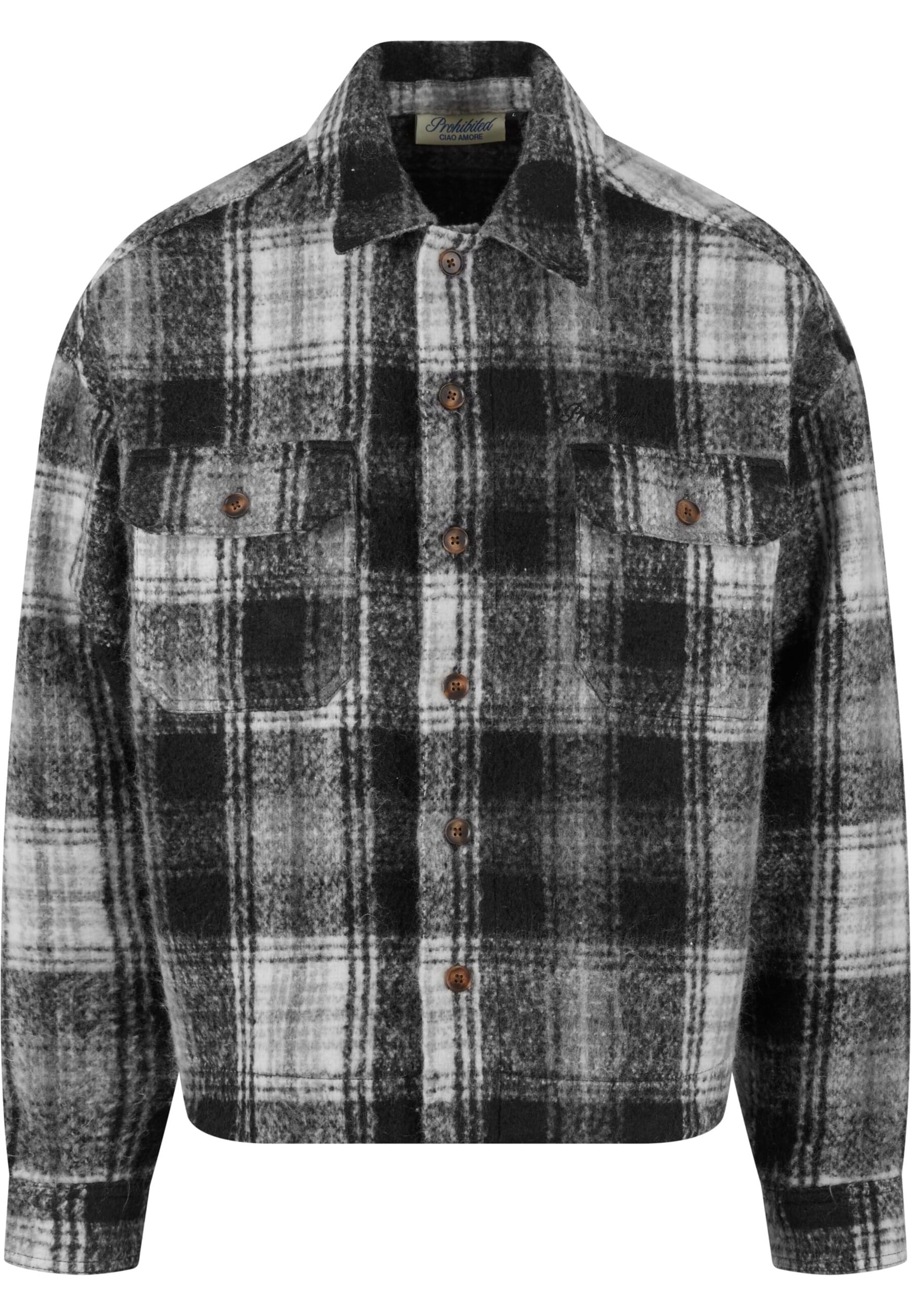 Prohibited Tussenjas 'Chelsea' in Zwart: voorkant