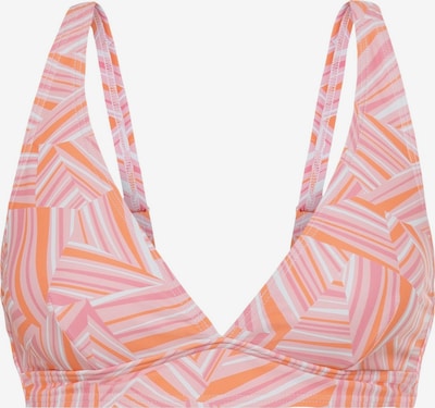 LSCN by LASCANA Bikinitop in lachs / rosa / weiß, Produktansicht