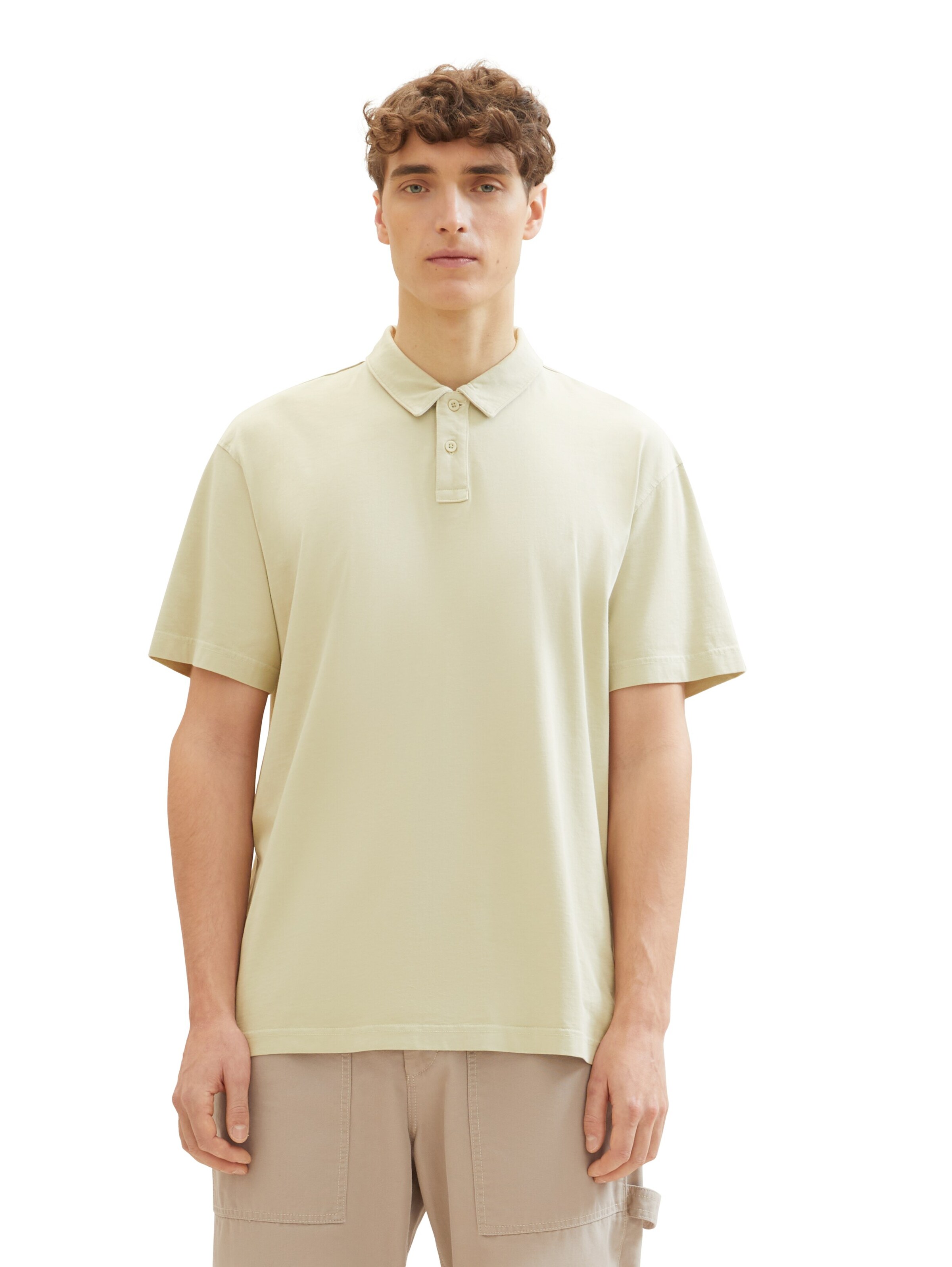 TOM TAILOR DENIM Shirt in Beige: Vorderseite