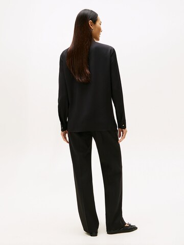 TOMMY HILFIGER Bluse in Schwarz