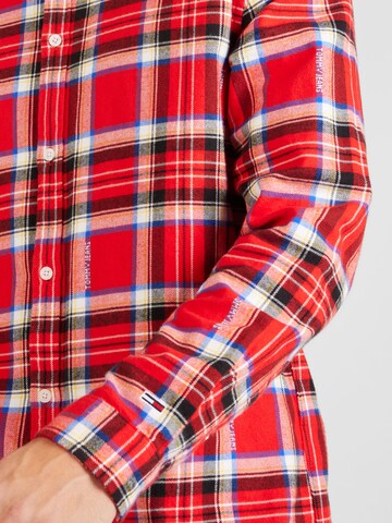 Comfort fit Camicia di Tommy Jeans in rosso