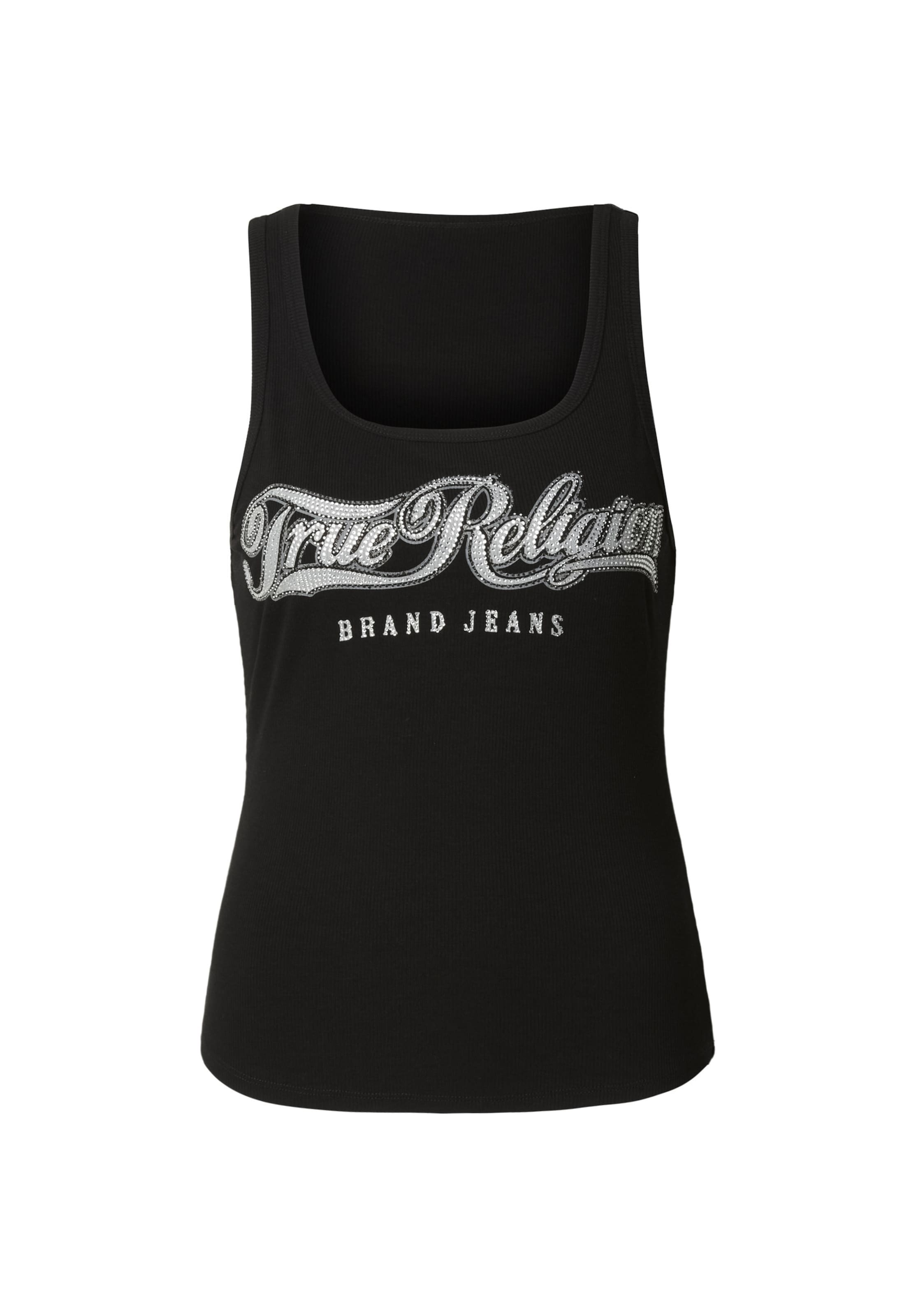 Haut True Religion en noir : devant