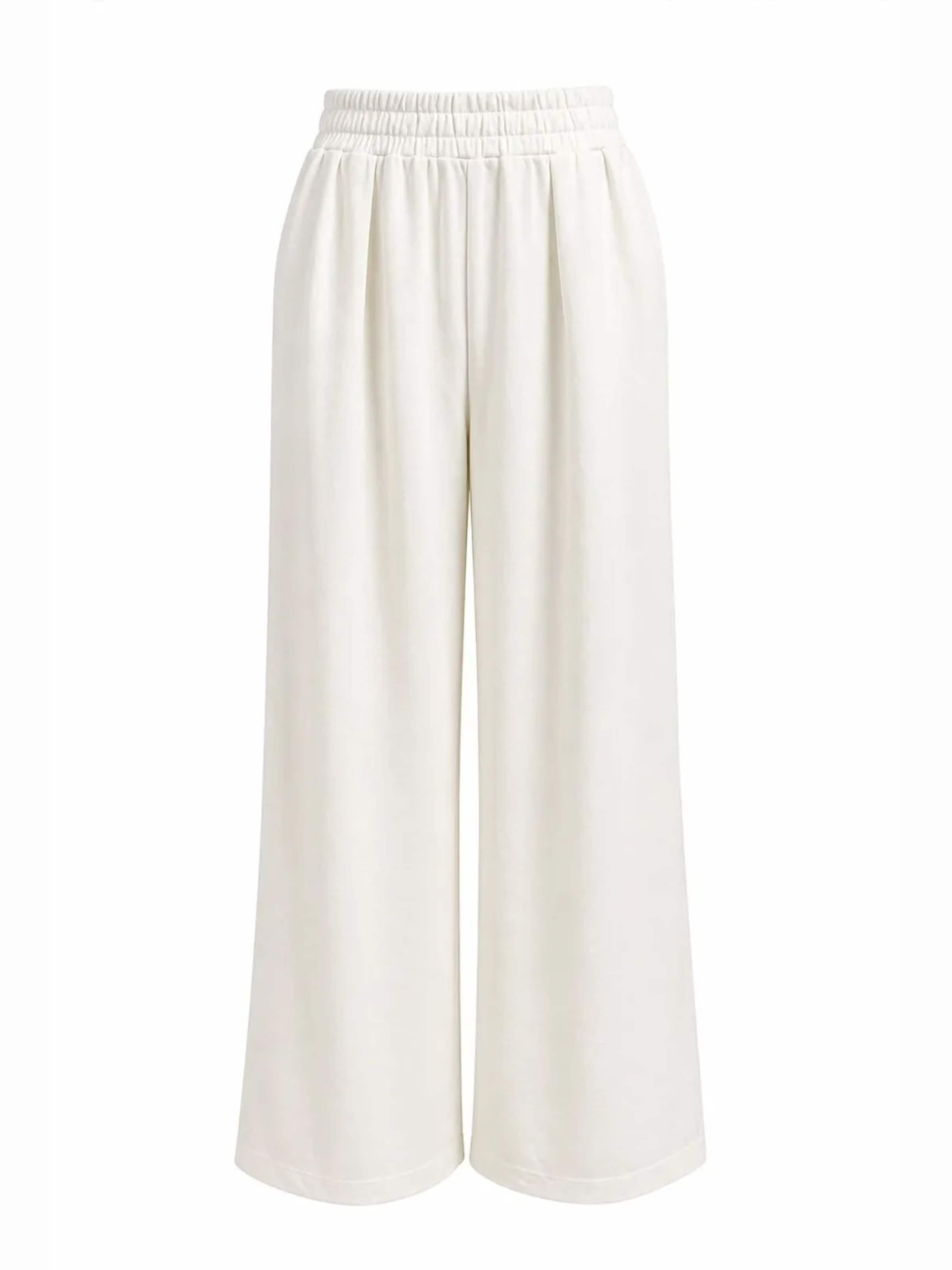 Pantalons de tailleur MixRay en blanc