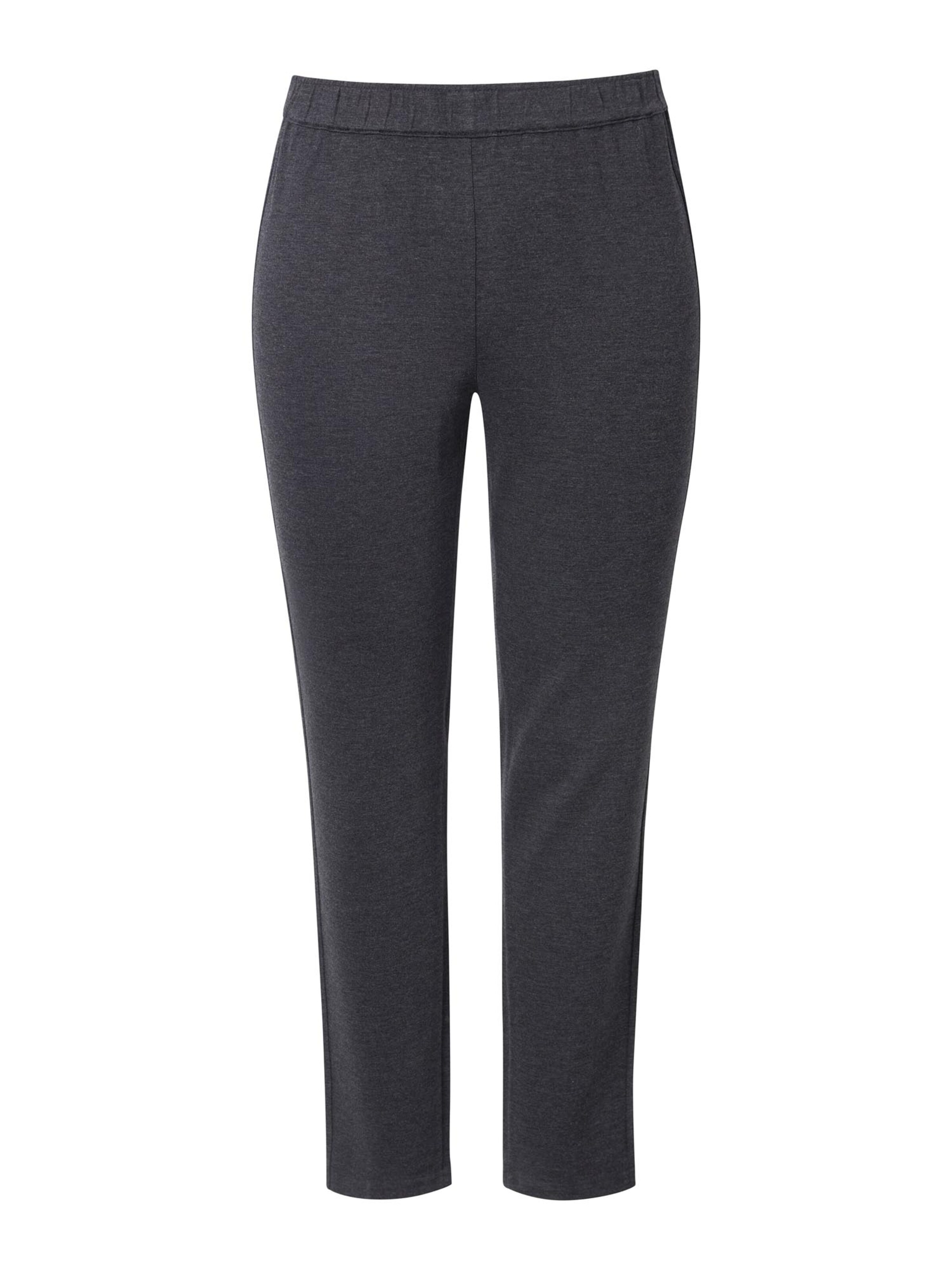 Ulla Popken Leggings en gris chiné, Vue avec produit