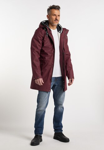 Schmuddelwedda Between-Seasons Parka in Red