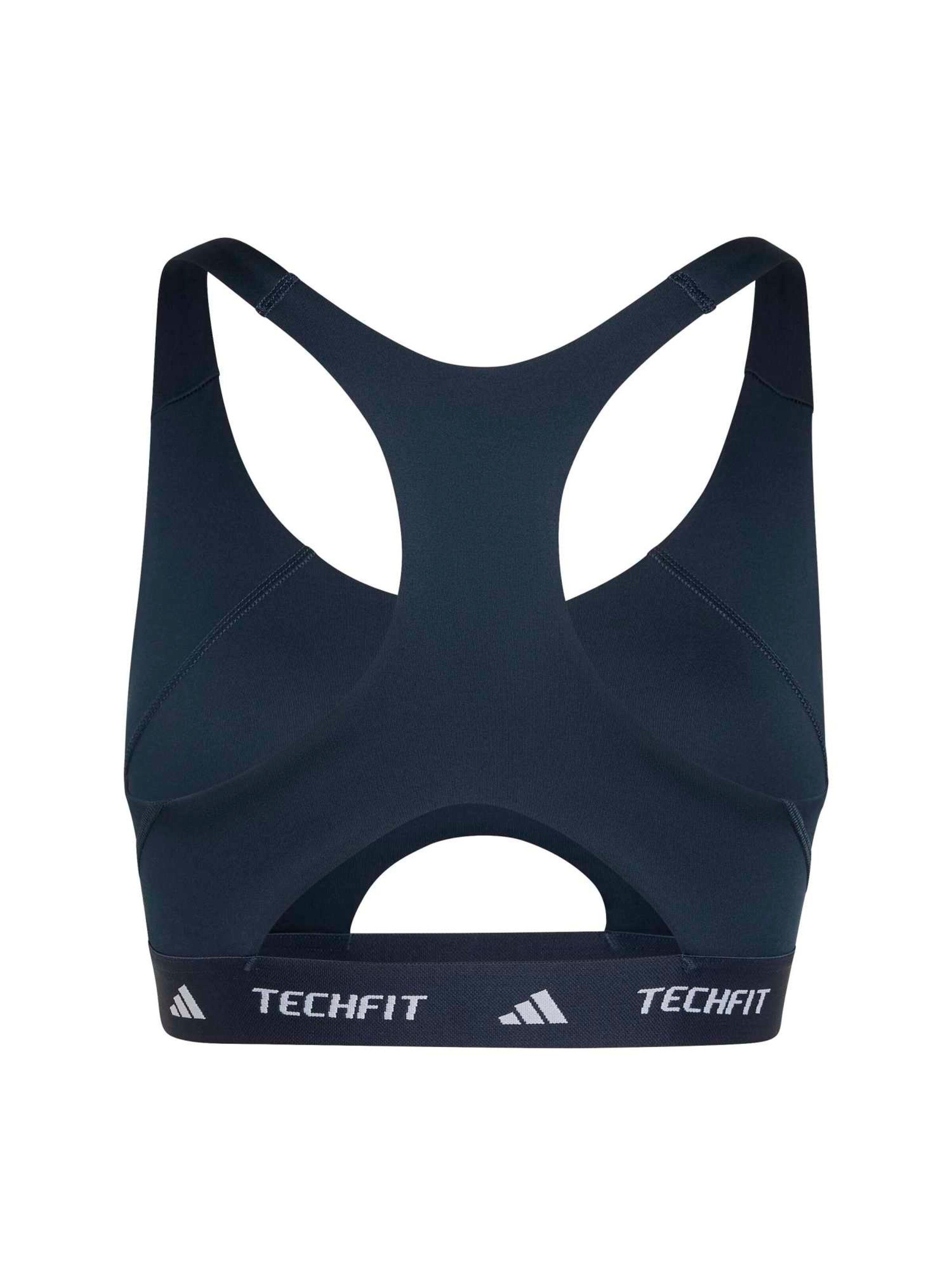 ADIDAS PERFORMANCE Bustier Sport-BH in Blau