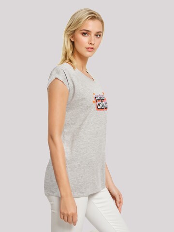 F4NT4STIC T-Shirt 'Partner In Crime Valentinstag' in Grau