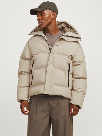 JACK & JONES Vinterjakke 'JCOAlpha' i beige: forside