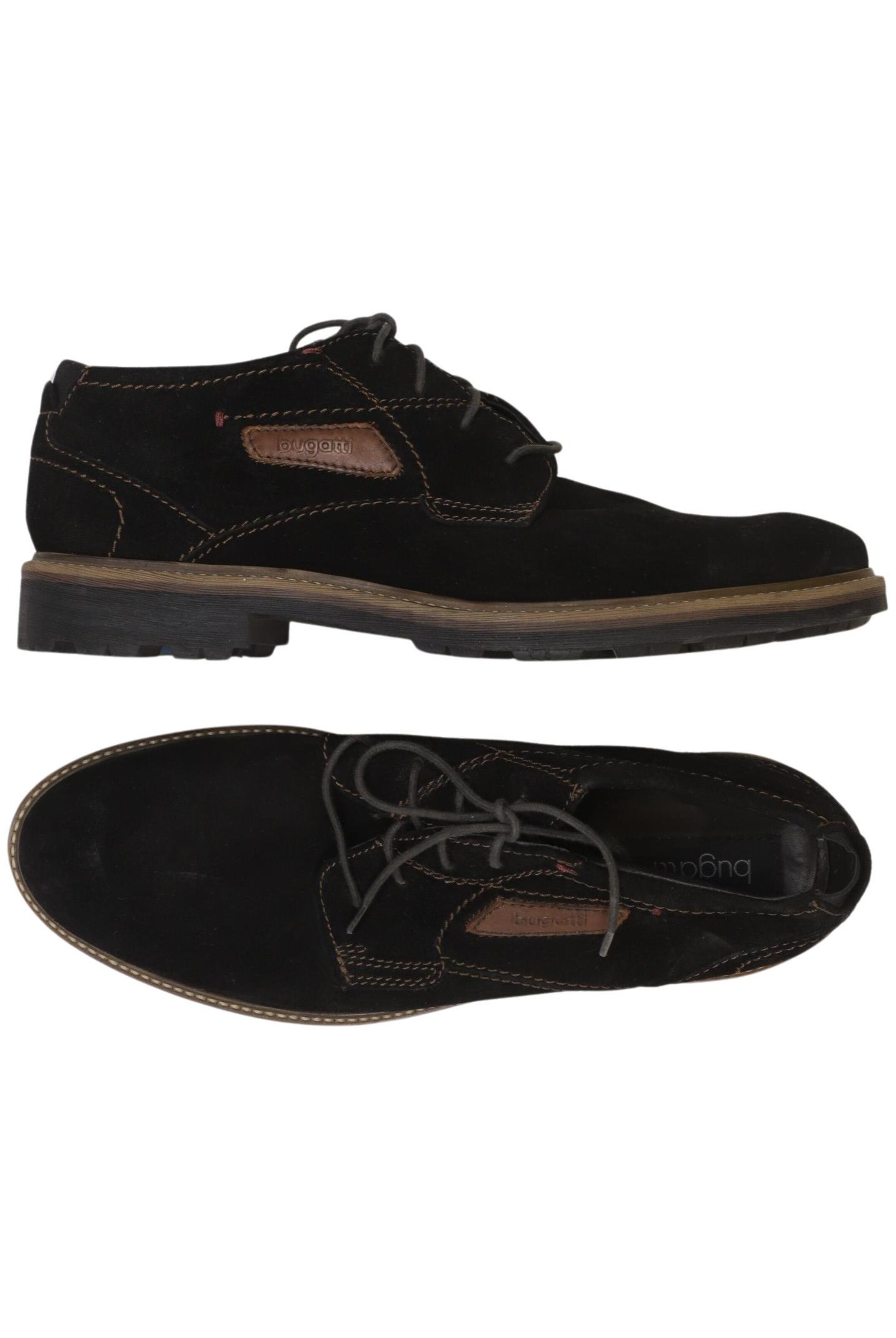 bugatti Halbschuh 43 in Schwarz: Vorderseite