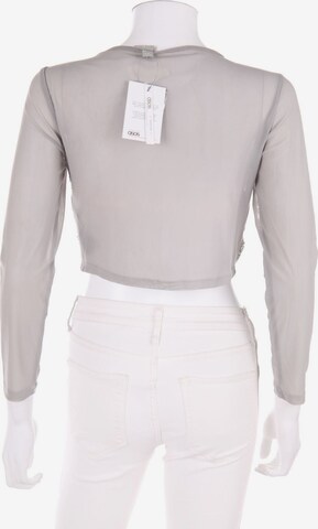 Asos Cropped Shirt XS in Grau