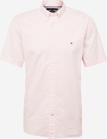 TOMMY HILFIGER Klasický střih Košile 'Flex' – pink: přední strana