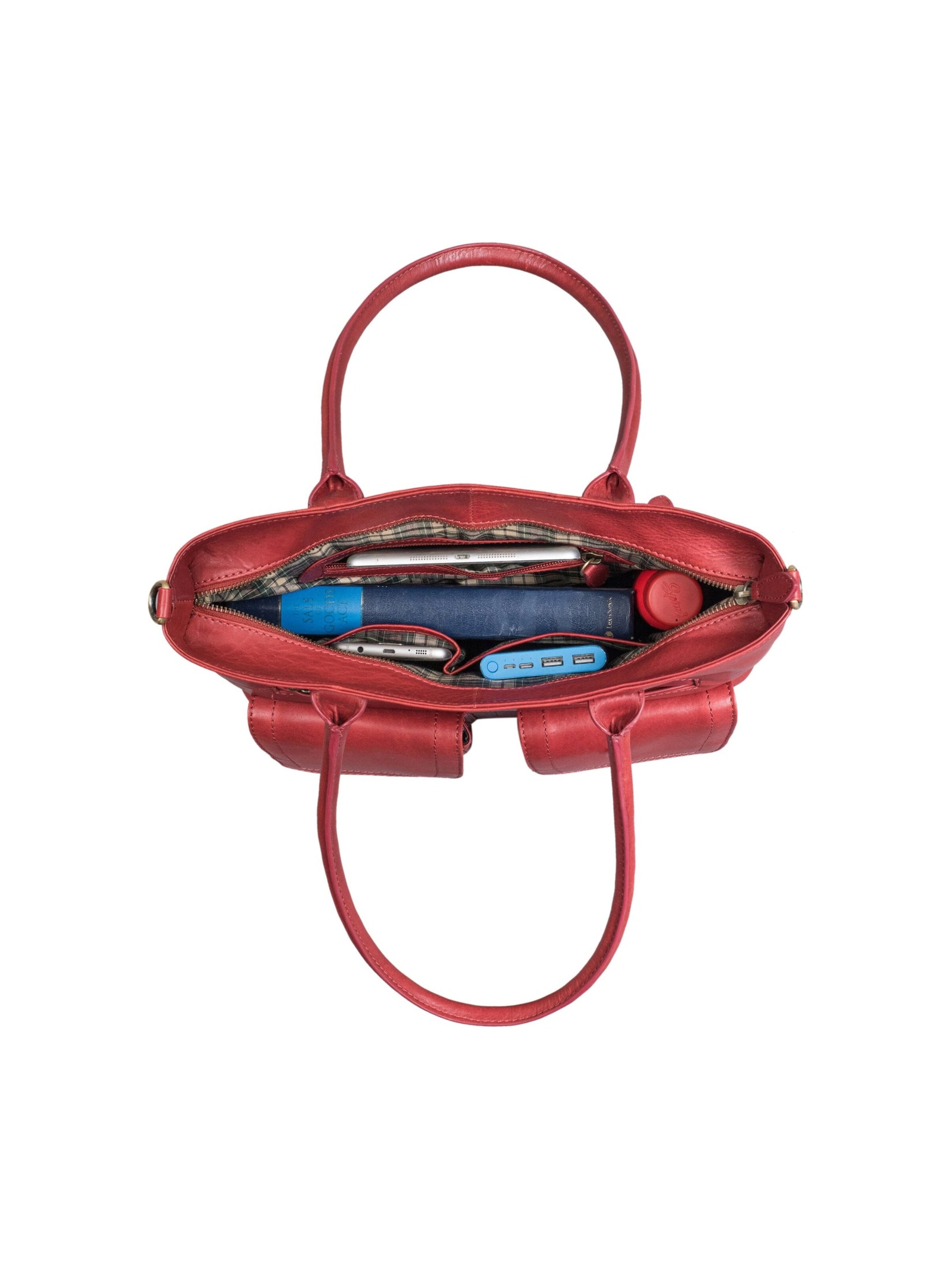 Benthill Handbag in Red