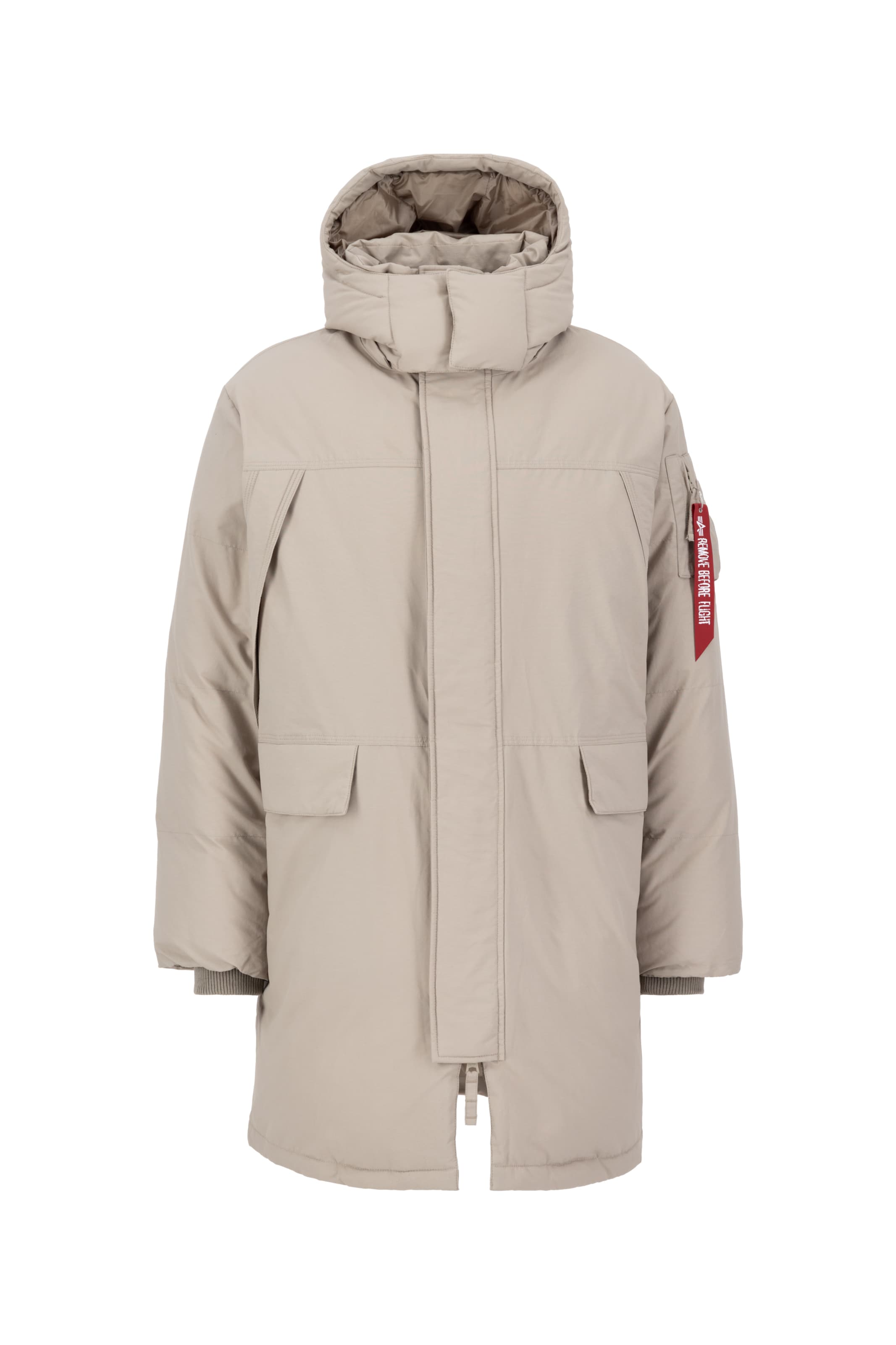ALPHA INDUSTRIES Vinterjacka i beige: framsida