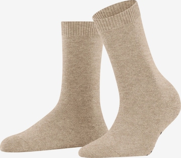 FALKE Socken 'Cosy Wool' in Beige: Vorderseite