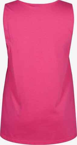 Zizzi Top 'Vmy' in Pink