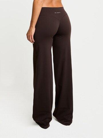 YO-GAYA Wide leg Leggings 'Ultra Wide Legging' in Bruin
