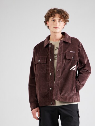 ADIDAS ORIGINALS Jacke in Braun: Vorderseite