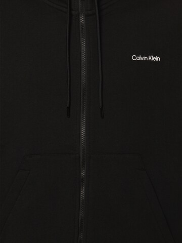 Calvin Klein Sweatjacke in Schwarz