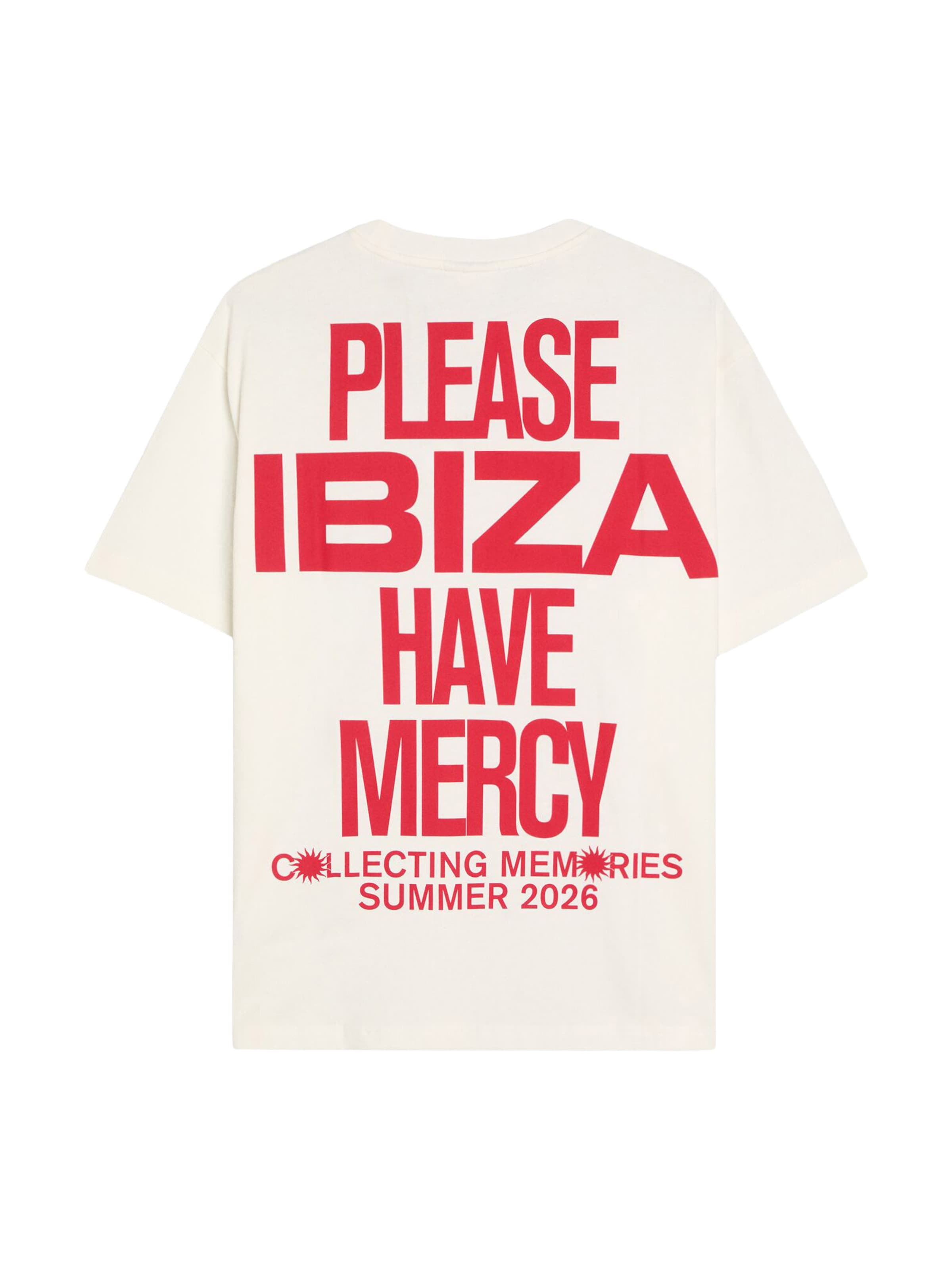 T-Shirt Bershka en blanc