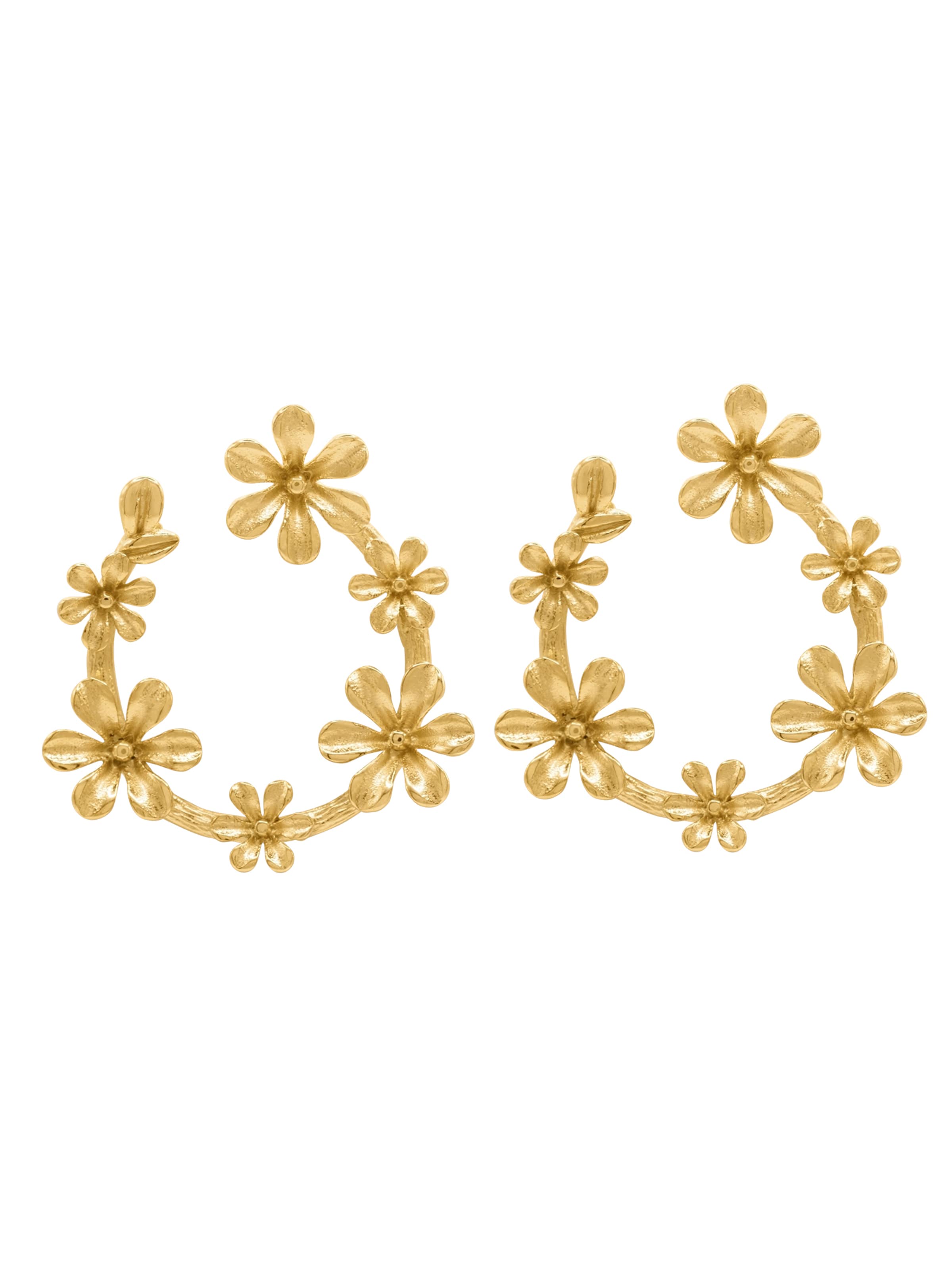 Heideman Oorbellen 'Fiaara' in Goud: voorkant