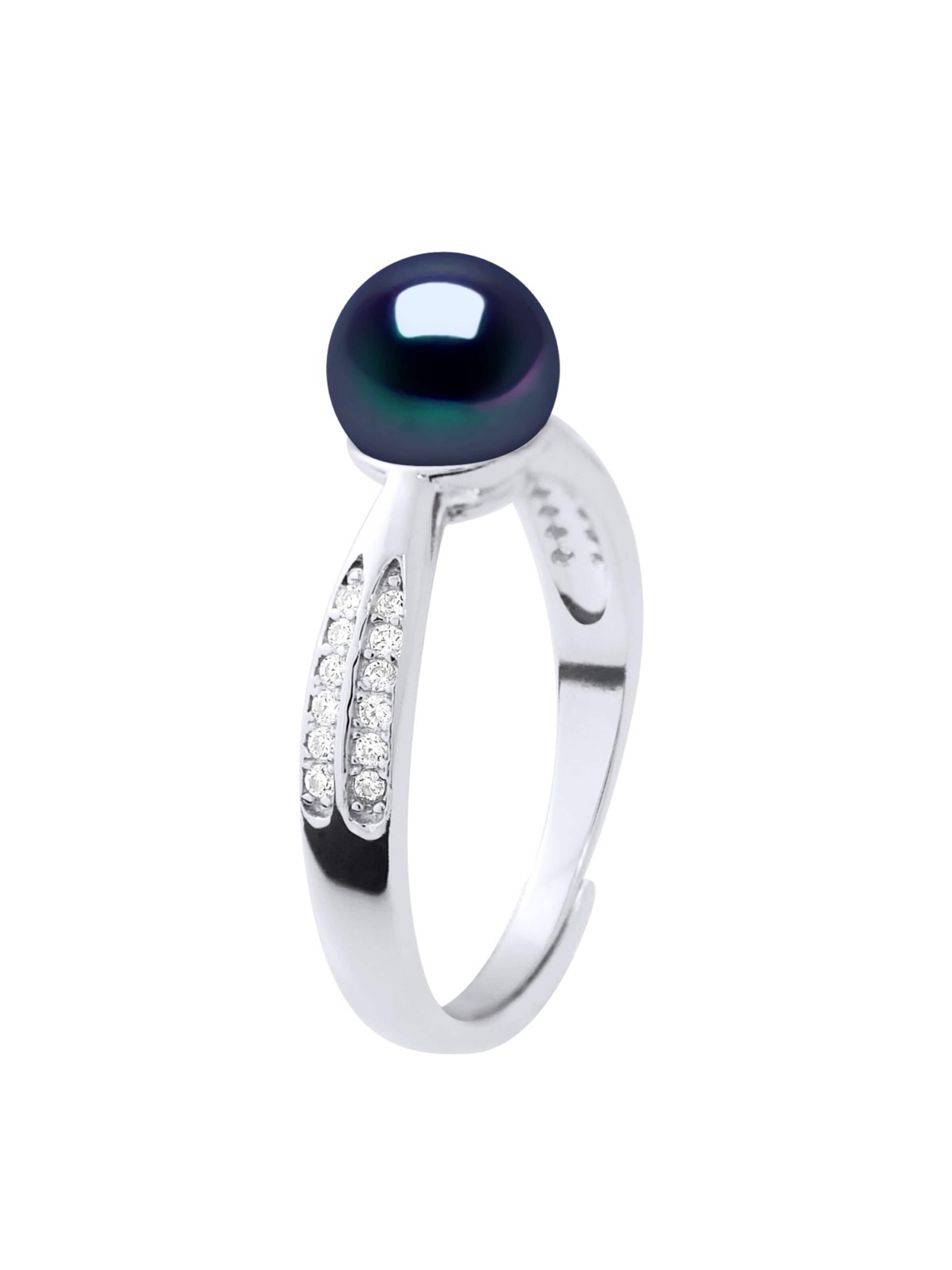 Ateliers Saint Germain Ring 'FORMENTERA' i sort