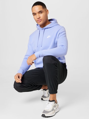 Nike SportswearRegular Fit Sweater majica 'Club Fleece' - ljubičasta boja