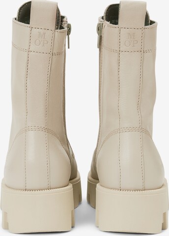 Marc O'Polo Lace-Up Ankle Boots 'Pilar' in Beige