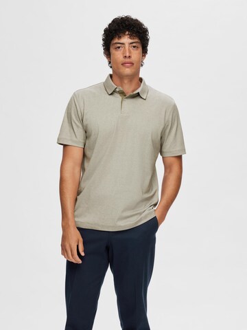 SELECTED HOMME Poloshirt 'Leroy' in Grün: predná strana