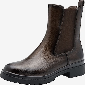 Chelsea Boots Tamaris en marron : devant