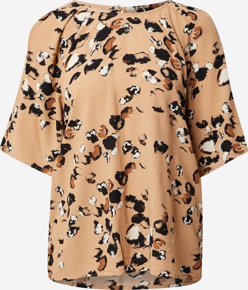 VERO MODA Blouse 'NORAESTHER' in Beige: voorkant