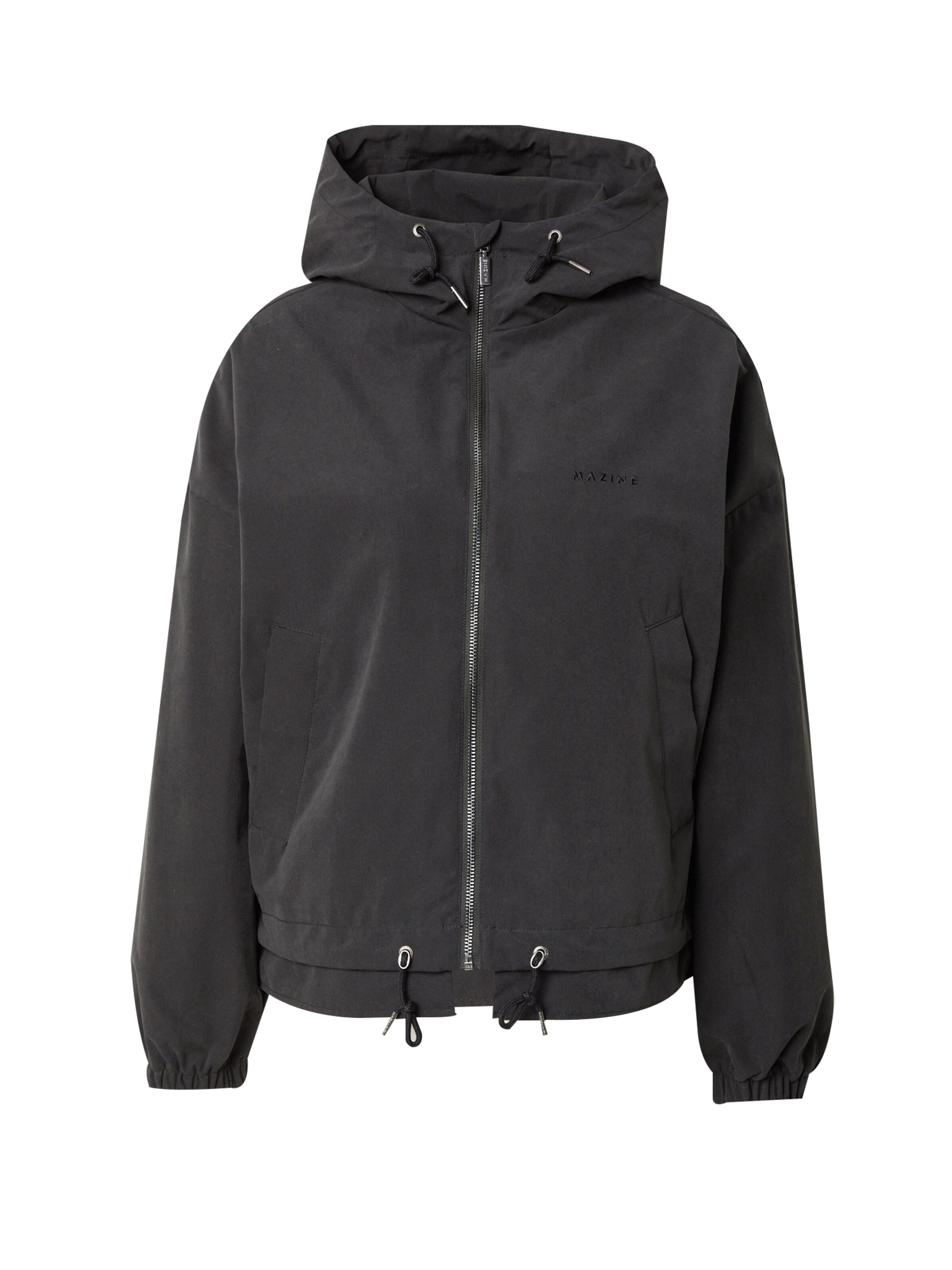 mazine Prechodná bunda - Čierna: predná strana