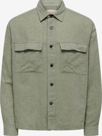 Chemise 'ONSCaiden' Only & Sons en vert : devant