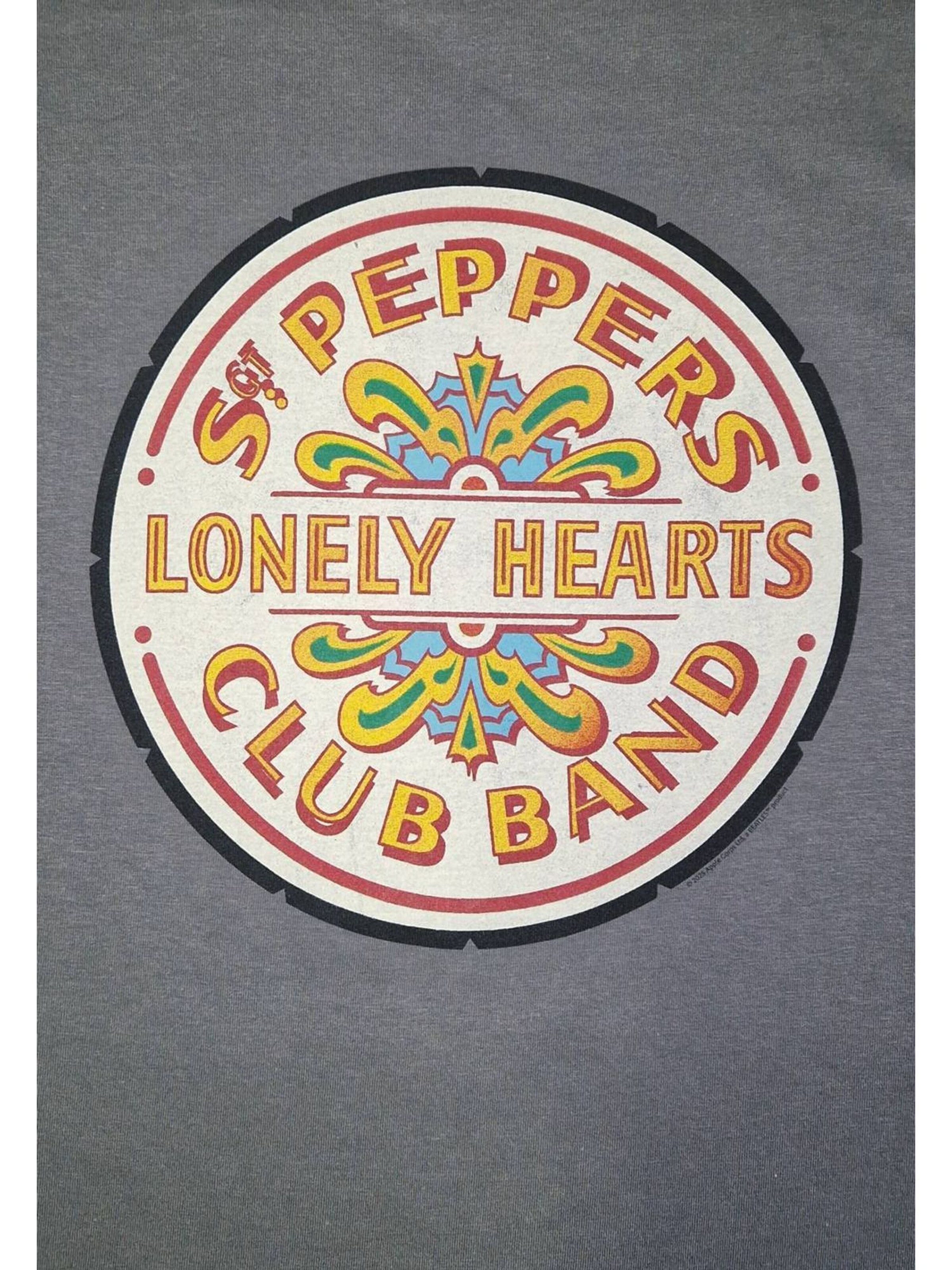 The Beatles Shirt 'Beatles- lonely Hearts Club T-Shirt' in Grijs