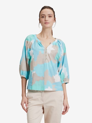 Betty & Co Blouse in Blauw: voorkant