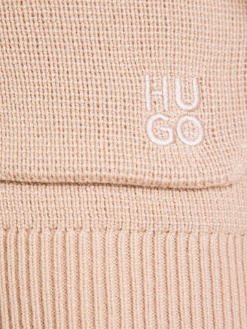 HUGO Knit cardigan 'Selosina' in Brown