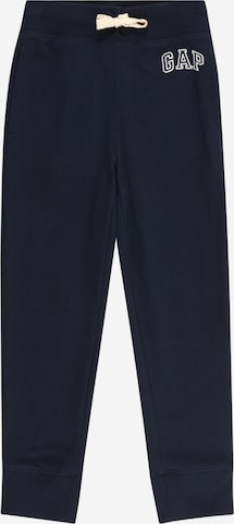 GAP Tapered Broek in Blauw: voorkant