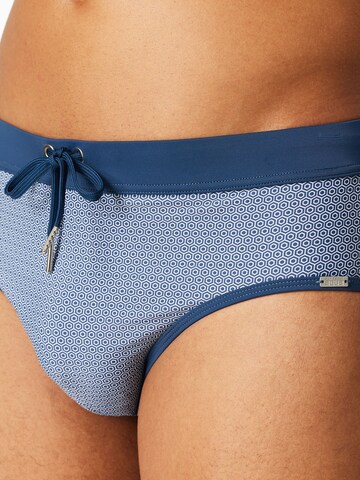 SCHIESSER Bathing trunks ' Ocean Swim ' in Blue