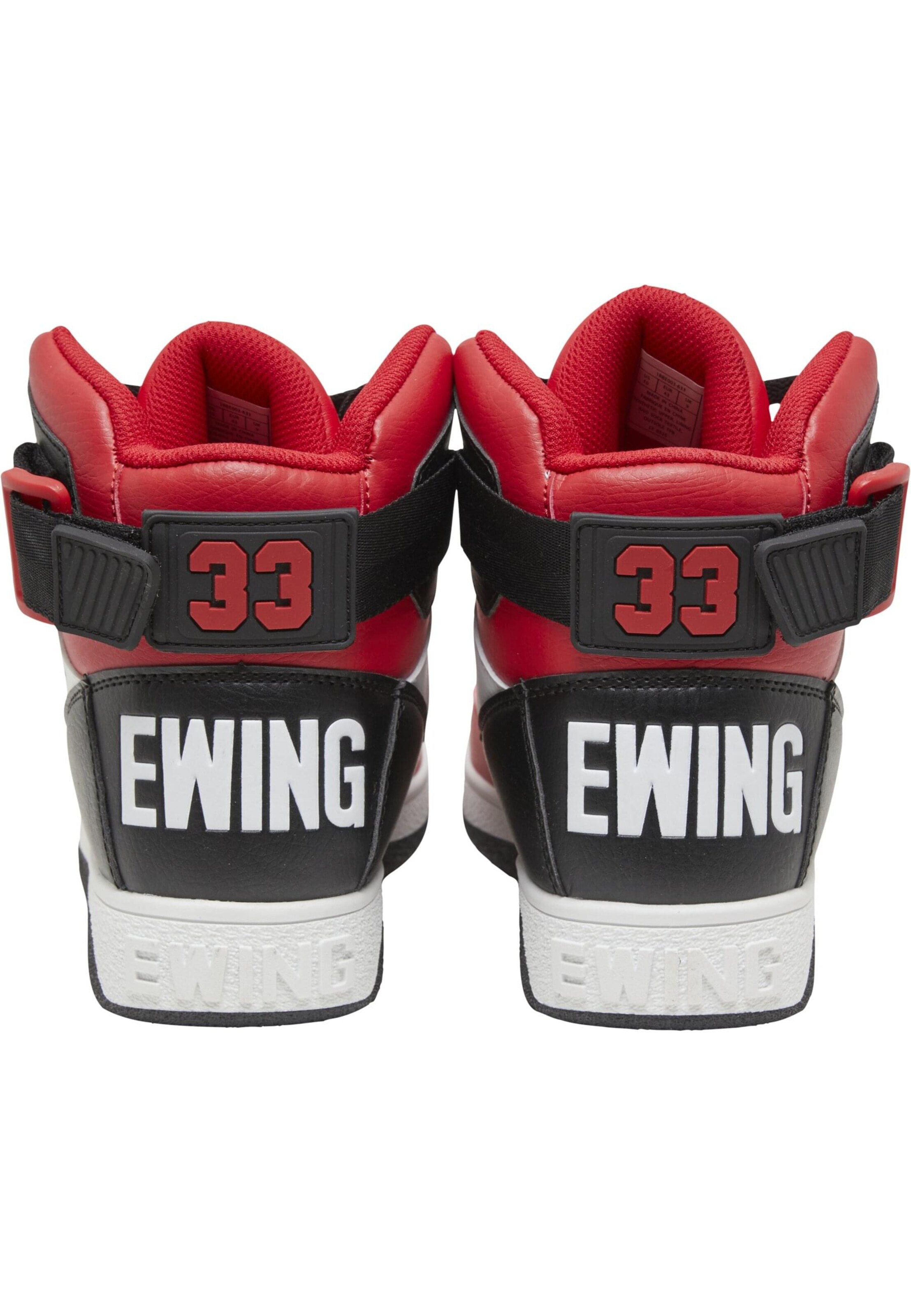 Ewing High-Top Sneakers 'HI Strap' in Red