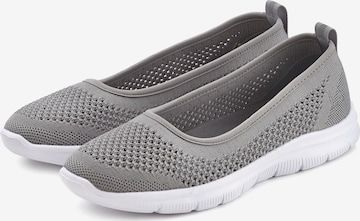 LASCANA Ballet Flats in Grey